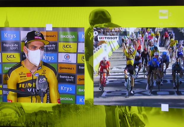 Tour de France Wout van Aert vince la settima tappa (1)