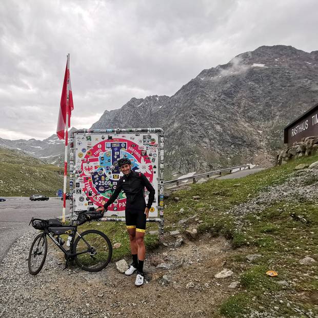 Traversata delle Alpi in bici di Mattia Barlocco (8)