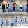 Tricolori Ciclocross Lecce  podi gare maschili elite sopra e sotto under 23 e juniores
