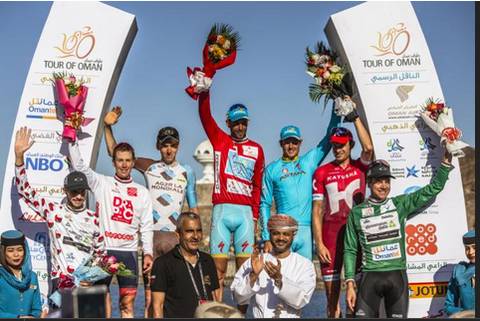 Vincenzo Nibali vince il Tour of Oman (foto cyclingnews)