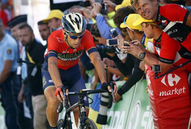 Vincenzo Nibali si ritira dal Tour de France per la frattura di una vertebra (foto bettini cyclingnews)