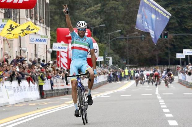 Vincenzo Nibali vince la Tre Valli Varesine (foto bettini/cyclingnews)