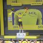 Vingegaard maglia gialla Tour de France Col du Granon (3)