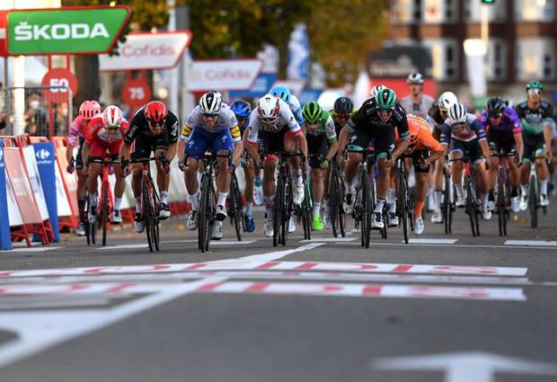 Vuelta Spagna sprint tappa 9 (foto cyclingnews)