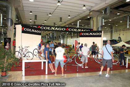 Lo stand Colnago all'interno di Piacenza Expo (ph Play Full Nikon)