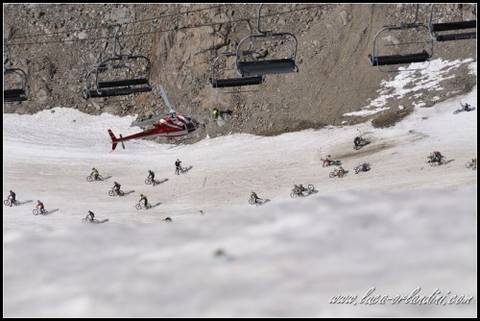 Uno scatto della Mega Avalanche de L'Alp d'Huez