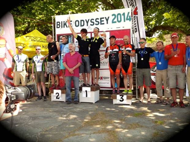 Il primo podio della Bike Odissey 2014