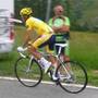 Alberto Contador la maglia gialla del Tour de France