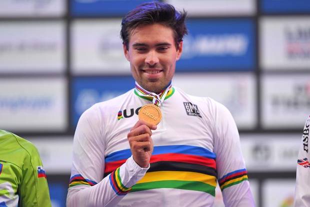 Tom Dumoulin campione del mondo a cronometro (foto cyclingnews)